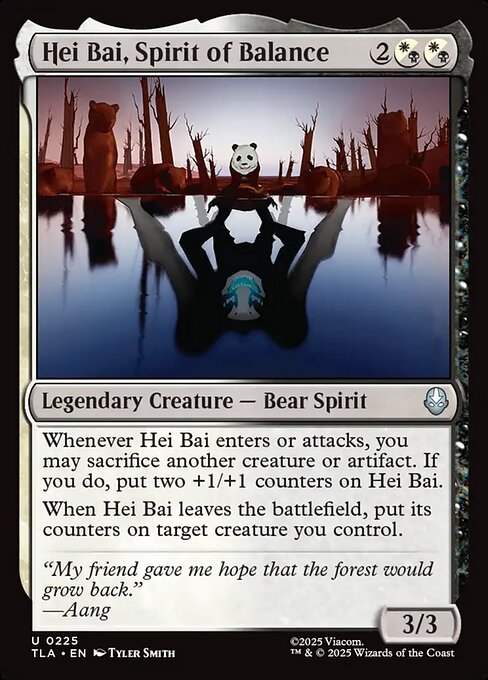 Hei Bai, Spirit of Balance