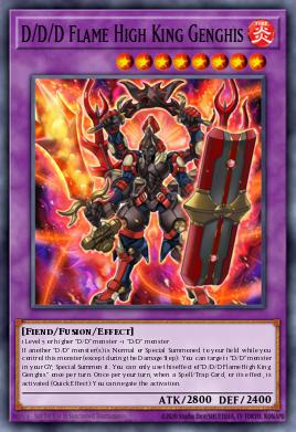 D/D/D Flame High King Genghis