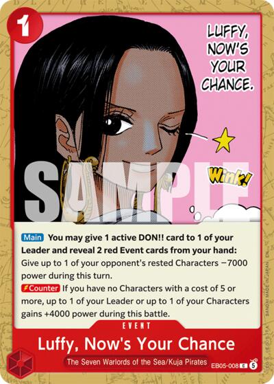 Luffy, Now's Your Chance