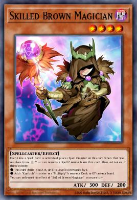 Skilled Brown Magician