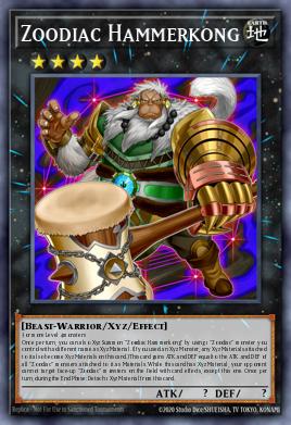 Zoodiac Hammerkong