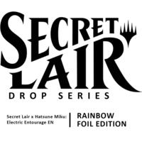 Secret Lair Drop: Secret Lair x Hatsune Miku: Electric Entourage EN - Rainbow Foil Edition