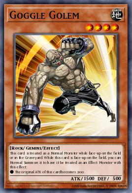 Goggle Golem
