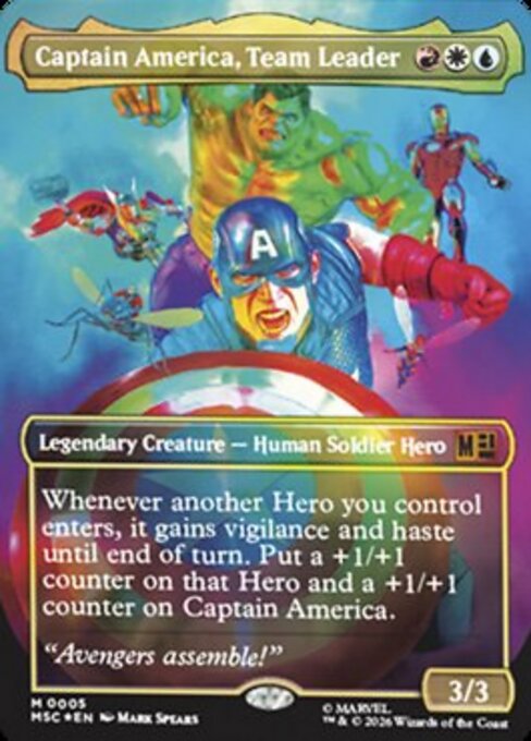 Captain America, Team Leader