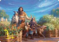 Beorn's Hospitality Art Card (Gold-Stamped Signature)
