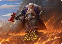 Dáin of the Ancient Halls Art Card (Gold-Stamped Signature)