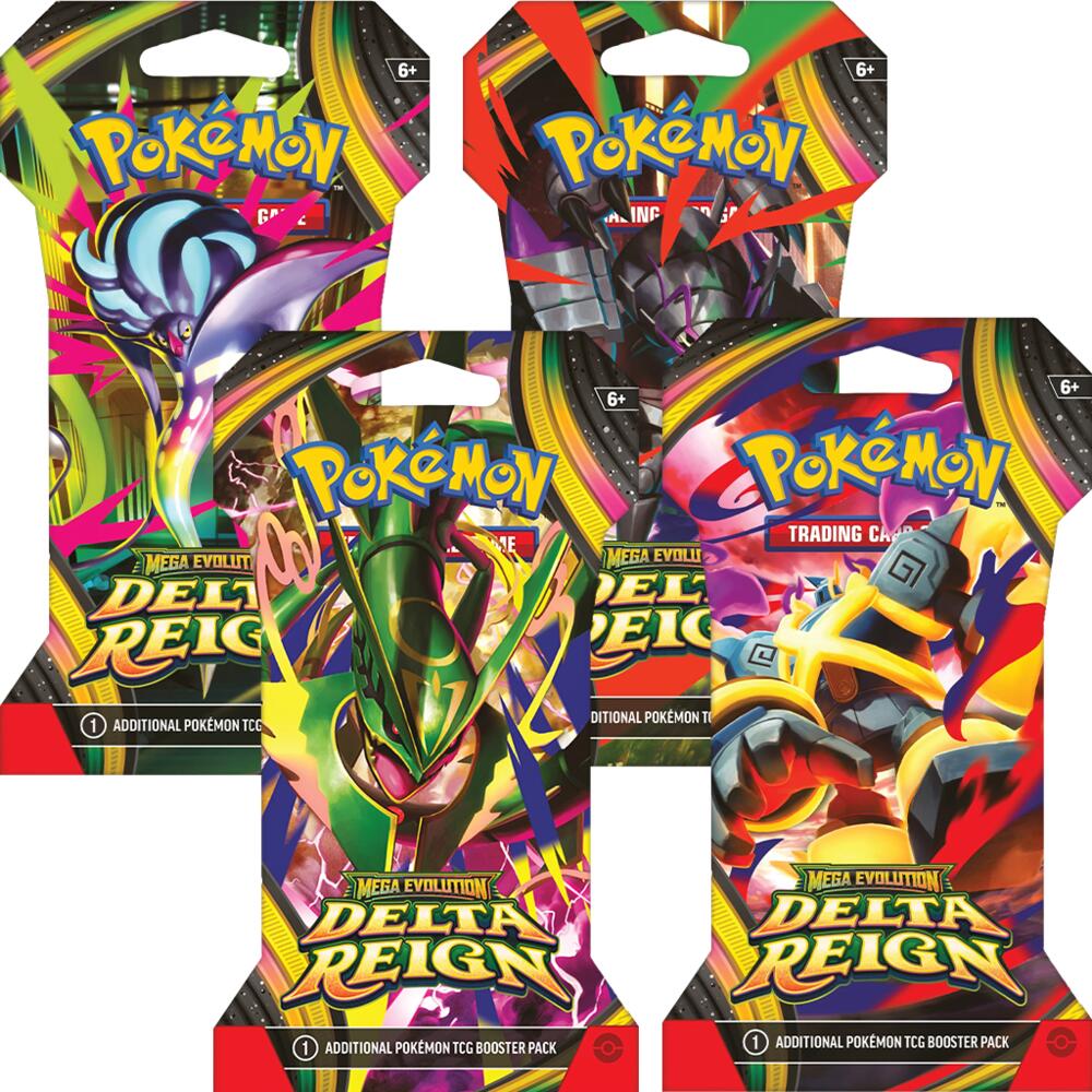 Delta Reign Sleeved Booster Pack Art Bundle [Set of 4]