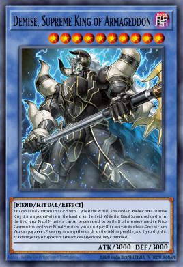 Demise, Supreme King of Armageddon